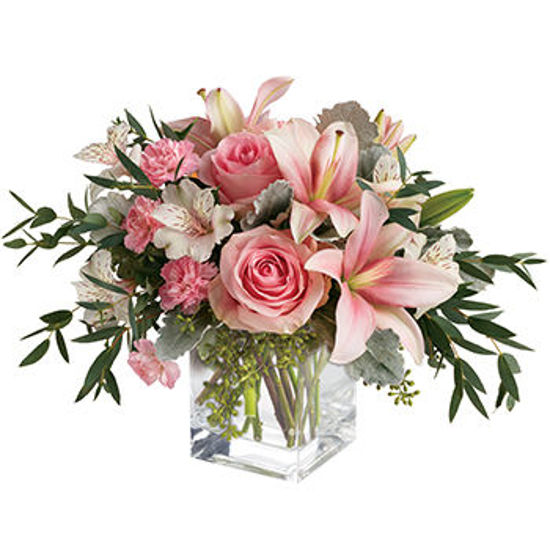 Send Flower Arrangement Pink Flora