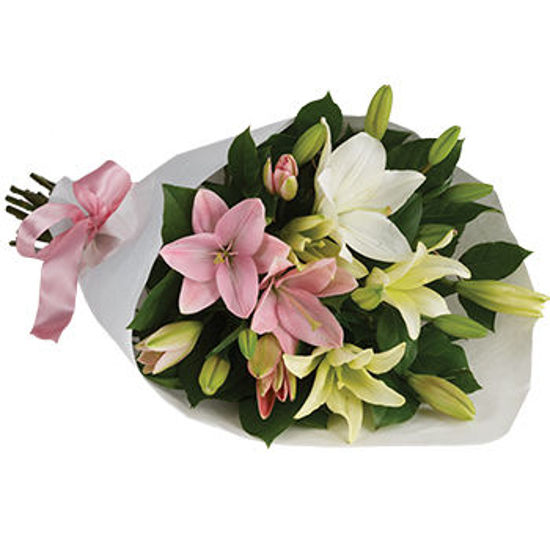 Send Flower Arrangement Lovely Lilies