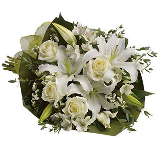 Send Flower Arrangement Simply White