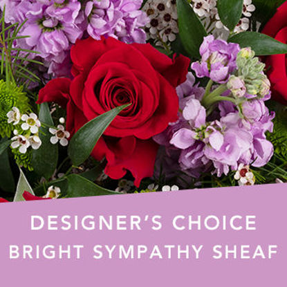Send Flower Arrangement DC Bright Sympathy sheaf