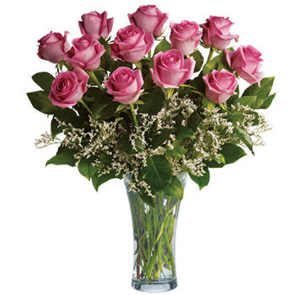 Send Flower Arrangement Perfect Pink Dozen
